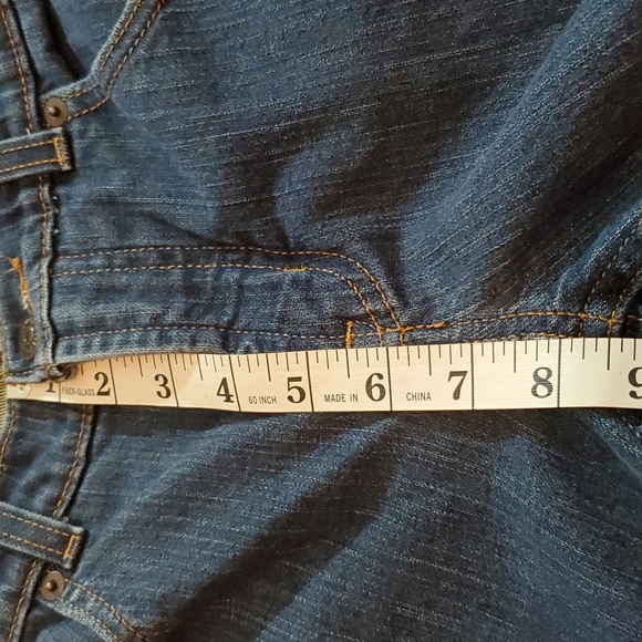 THE LIMITED Womens Long Indigo Blue 5-Pocket Mid-Rise Jeans-EUC-Sz 8L - Picture 17 of 17